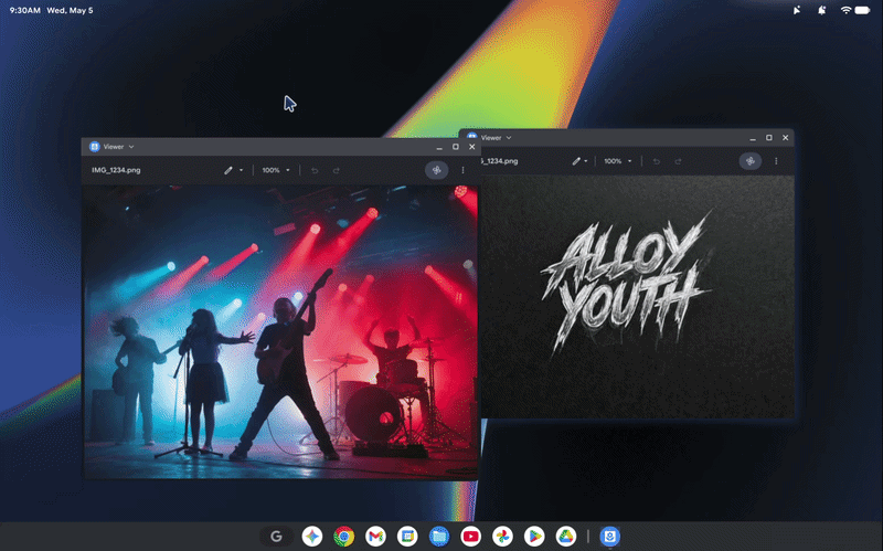 Animation Googlebook Magic Sursor erwacht mit einem Wackeln zum Leben