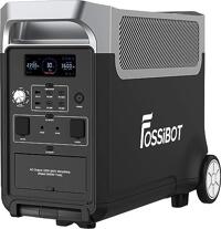  FOSSiBOT F2400 Portable Power Station, 2048Wh Lithium Battery  with 6×2400W(Surge 4800W) AC Outlets, 1.5H Full Charge, LED Flashlight,  Solar Generator for Camping RV Home Use(Solar Panel Optional) : Patio, Lawn  