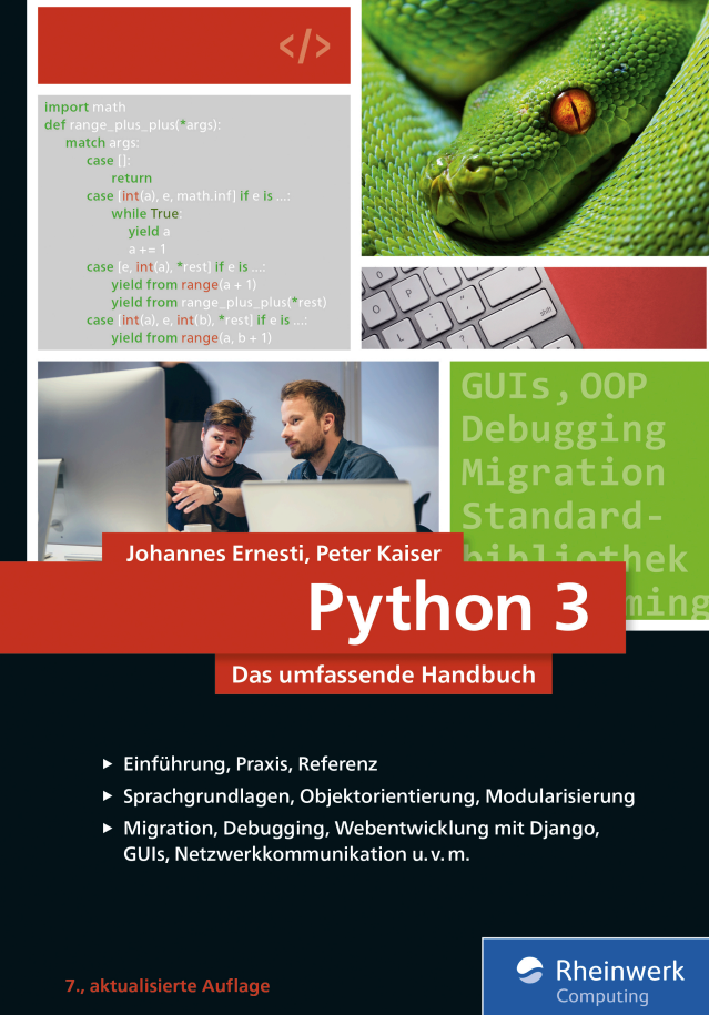  Python 3 - Das umfassende Handbuch (7. Auflage)
