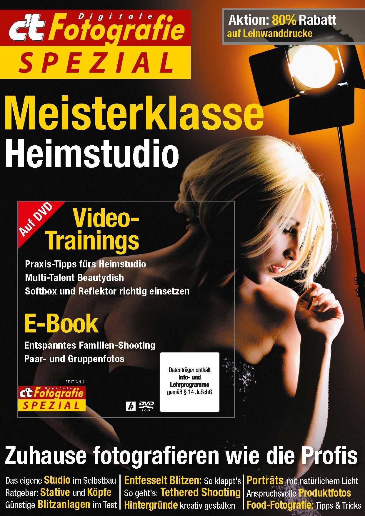 c't Fotografie Spezial: Meisterklasse Heimstudio