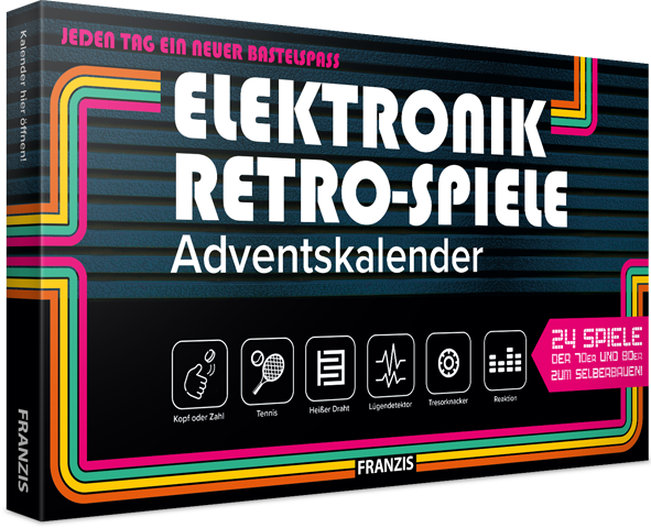 Elektronik-Retro-Spiele-Adventskalender 
