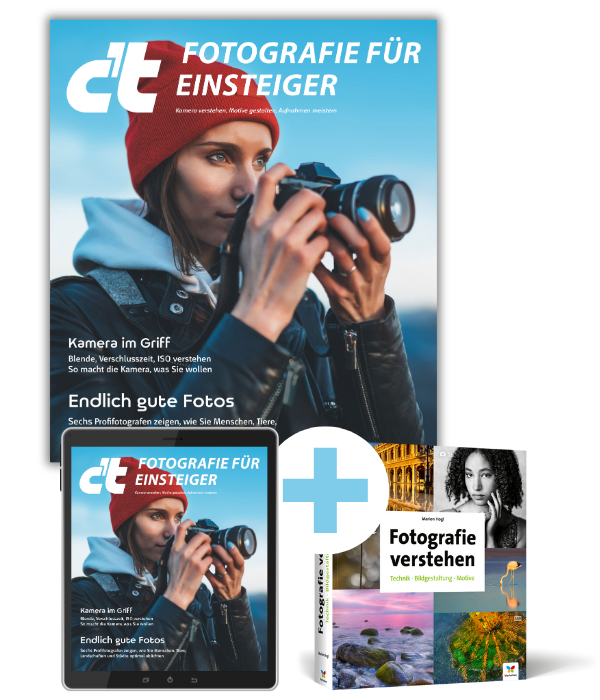 Superbundle c't Fotografie für Einsteiger (Heft + PDF + Buch)