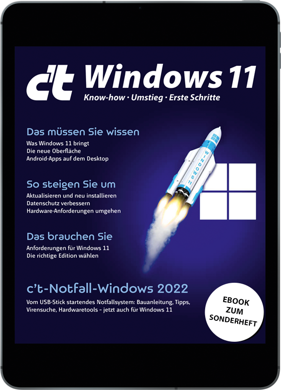c't Windows 11 (eBook zum Sonderheft)