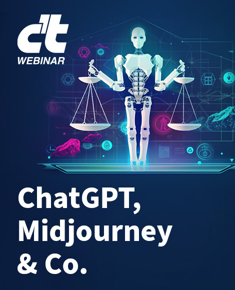 ChatGPT, Midjourney & Co. – Rechtliche Aspekte beim Einsatz von KI-Generatoren im beruflichen Umfeld (Webinar-Aufzeichnung)