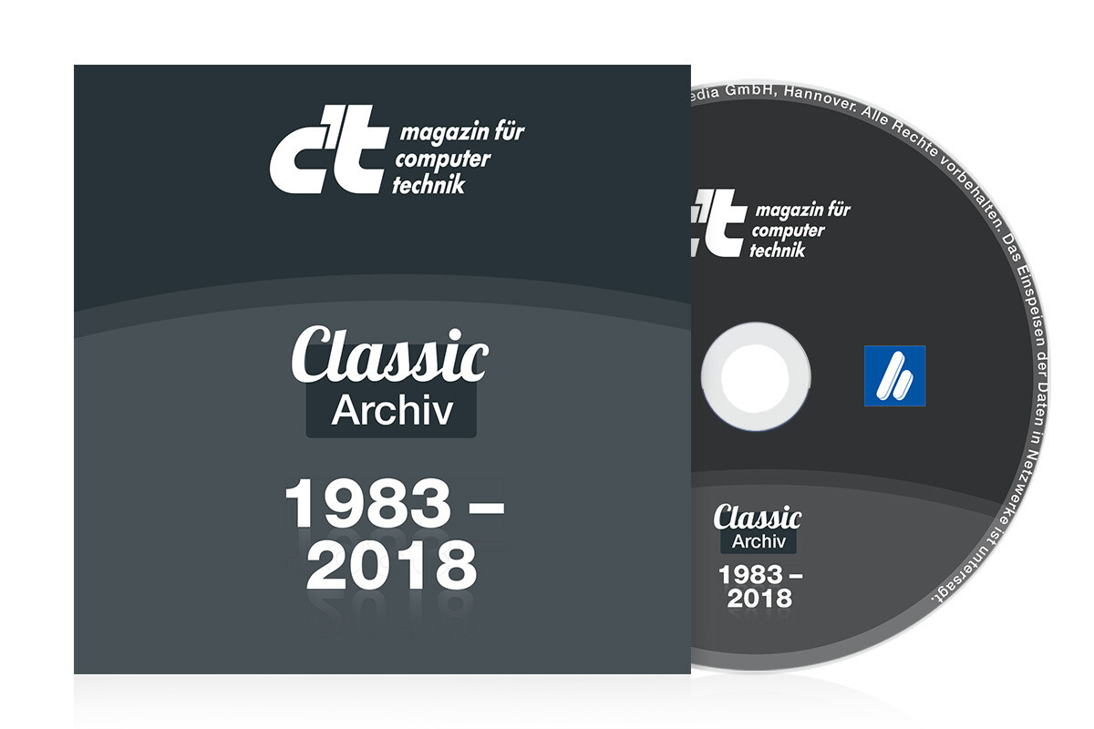 c't CLASSIC Archiv-Blu-ray 1983-2018