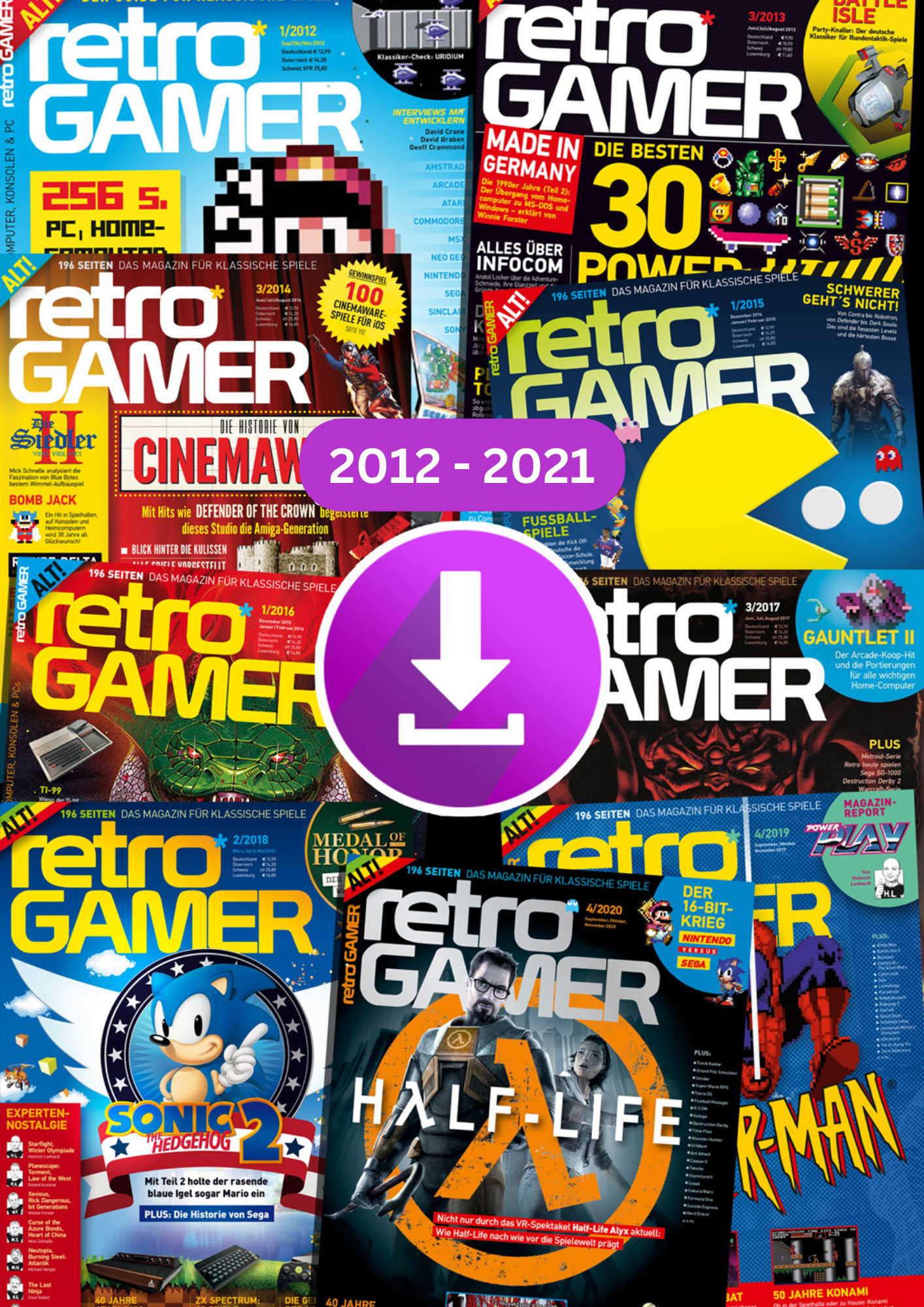 Retro Gamer PDF-Archiv 2012-2021