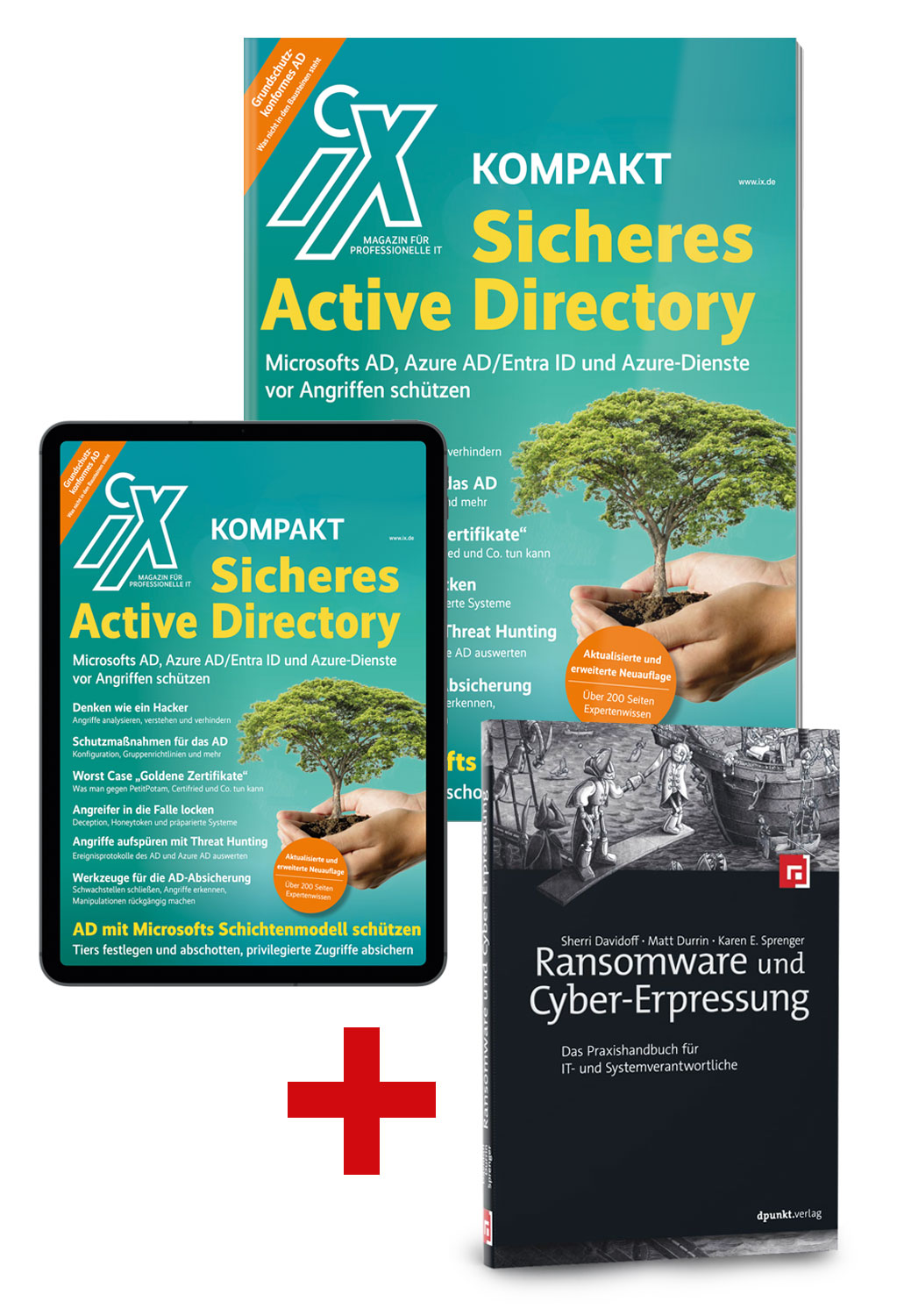 Superbundle iX kompakt Sicheres Active Directory 2023 (Heft + PDF + Buch)