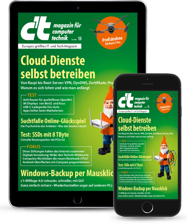 c't Digital Mini-Abo 5 Ausgaben c't Digital Mini-Abo 5 Ausgaben