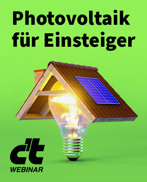 Photovoltaik für Einsteiger (c't-Webinar-Aufzeichnung)