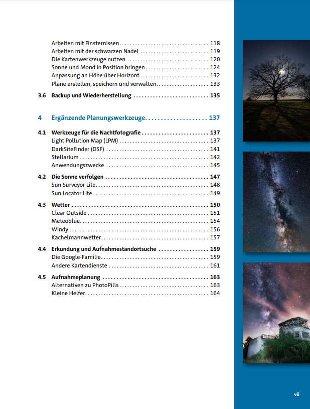 Landschaftsfotos nach Plan