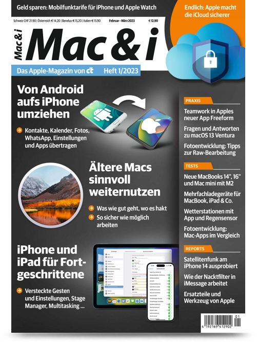 Mac & i Miniabo Heft Mac & i Miniabo Heft
