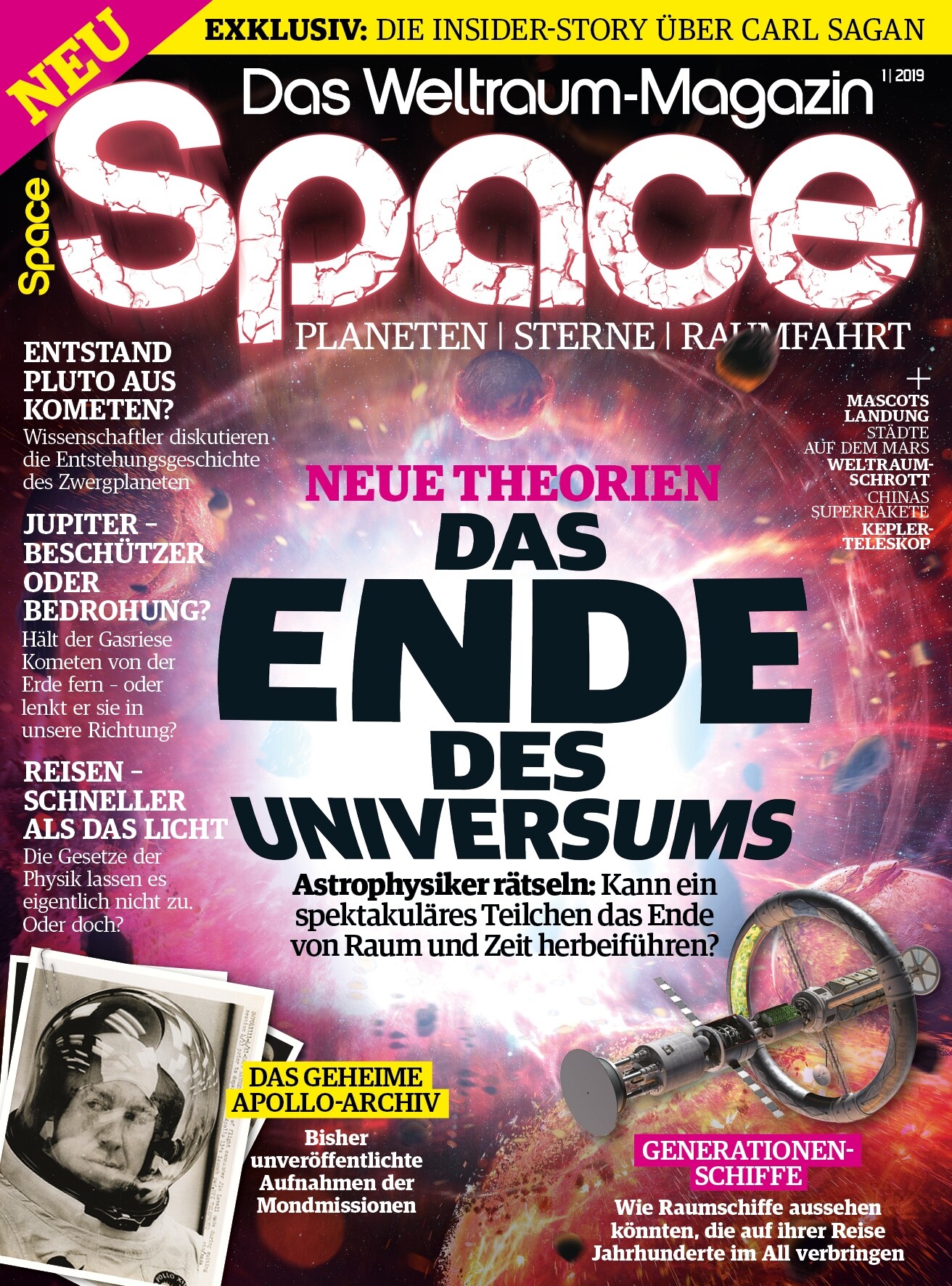 Space Weltraum Magazin 01/2019