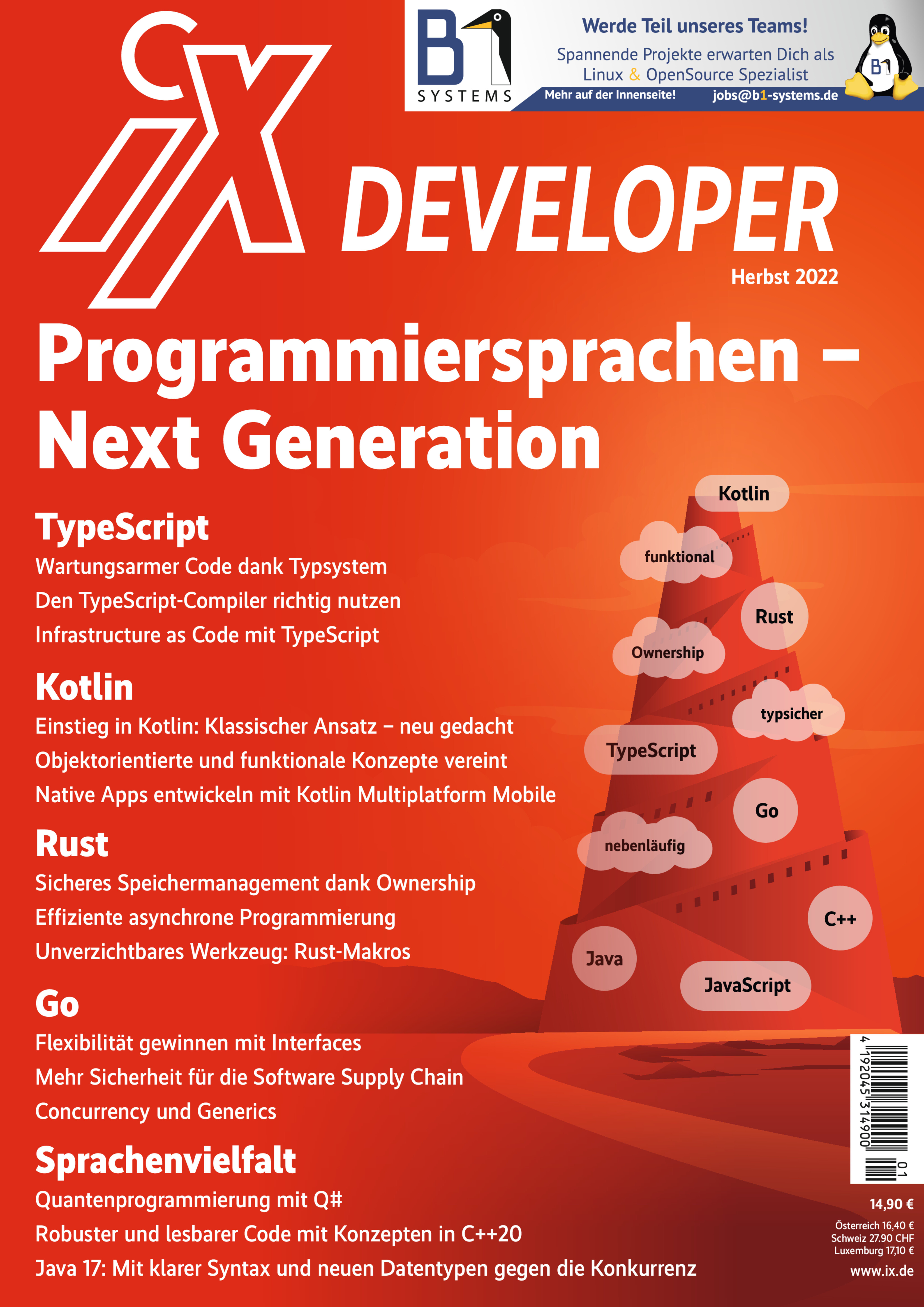 iX Developer 2022 Programmiersprachen – Next Generation