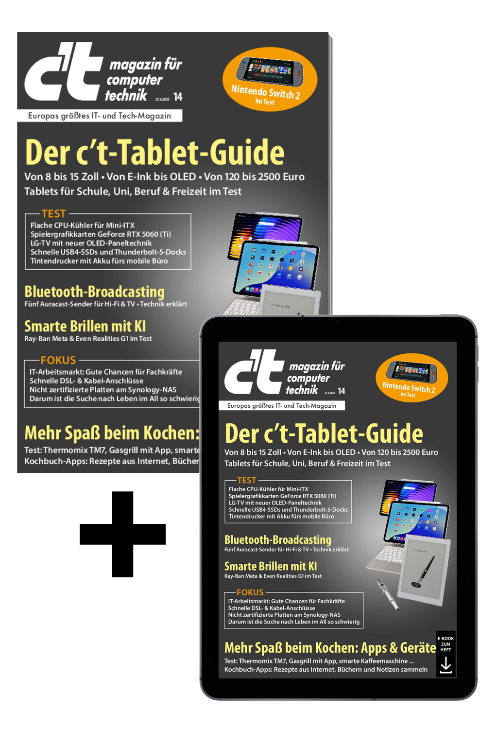 Bundle c't 14/2025 (Heft + PDF)