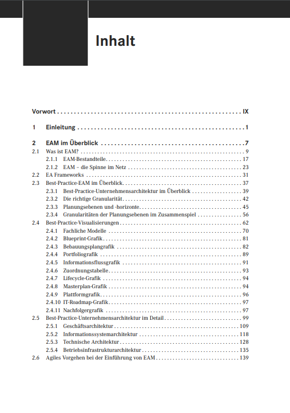 Enterprise Architecture Management - einfach und effektiv  (3. Auflage) 