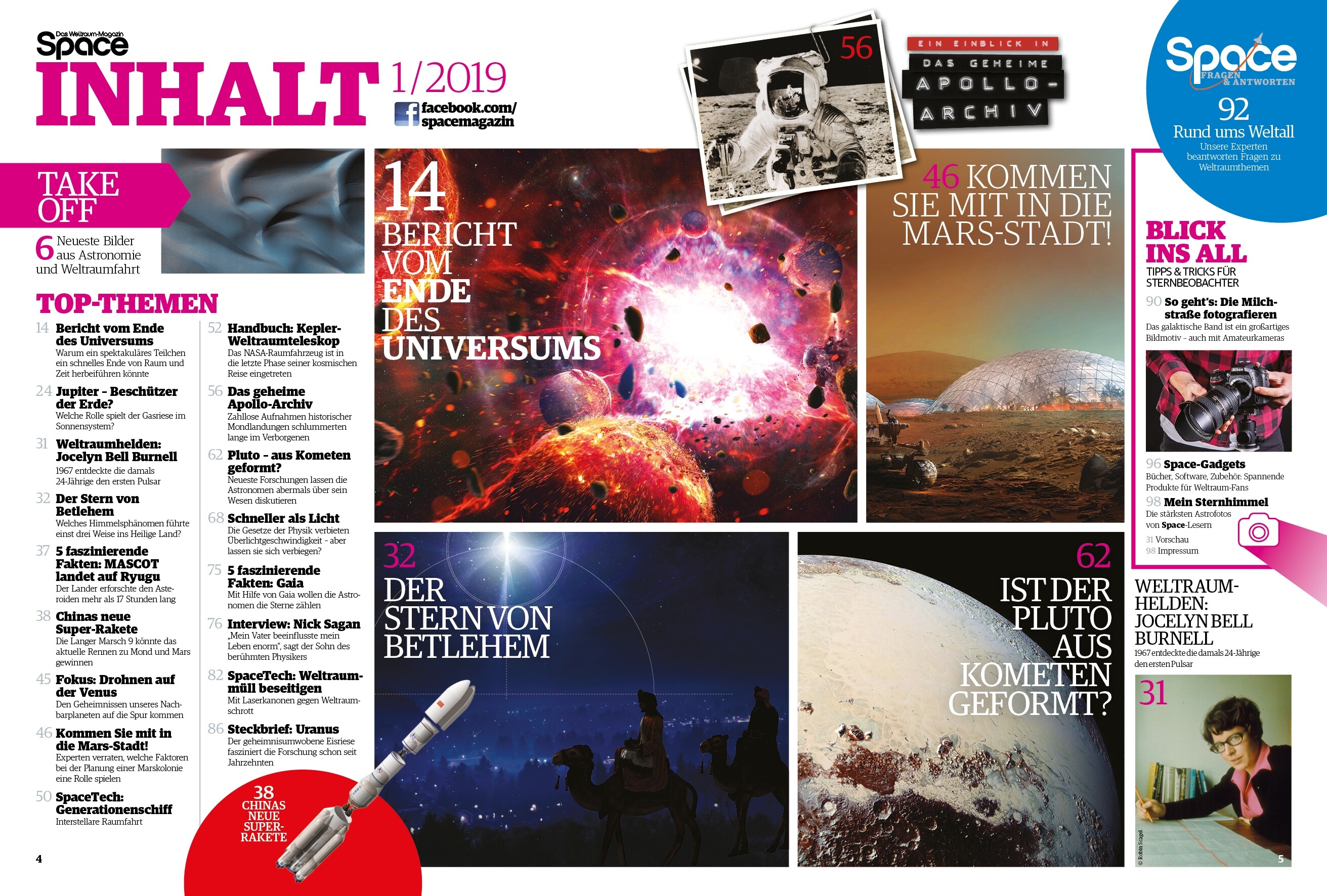 Space Weltraum Magazin 01/2019