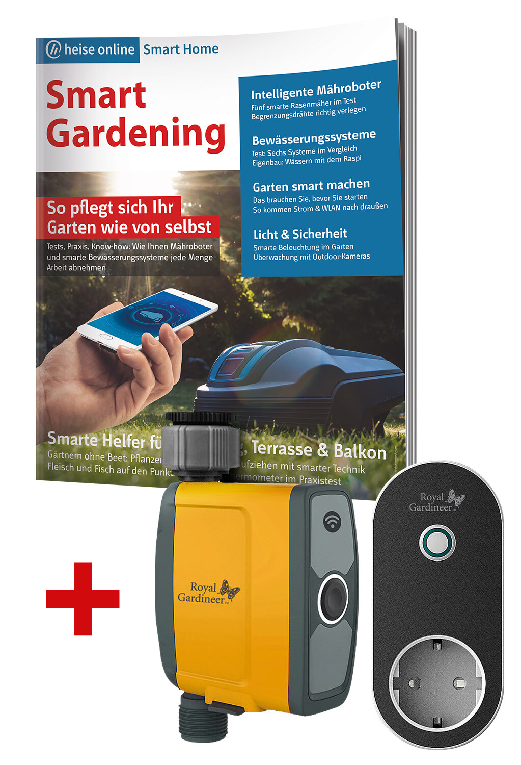 Superbundle heise online Smart Gardening (Heft + Smartes Bewässerungsventil)