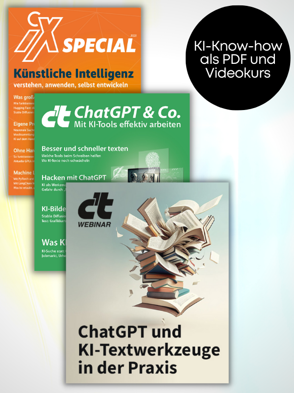 c't & iX KI-Bundle 2023 (Digital)