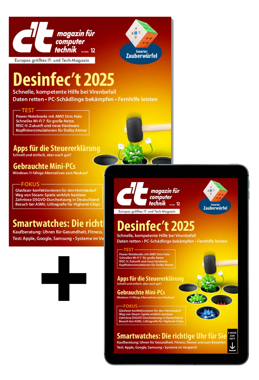 Bundle c't 12/2025 (Heft + PDF)