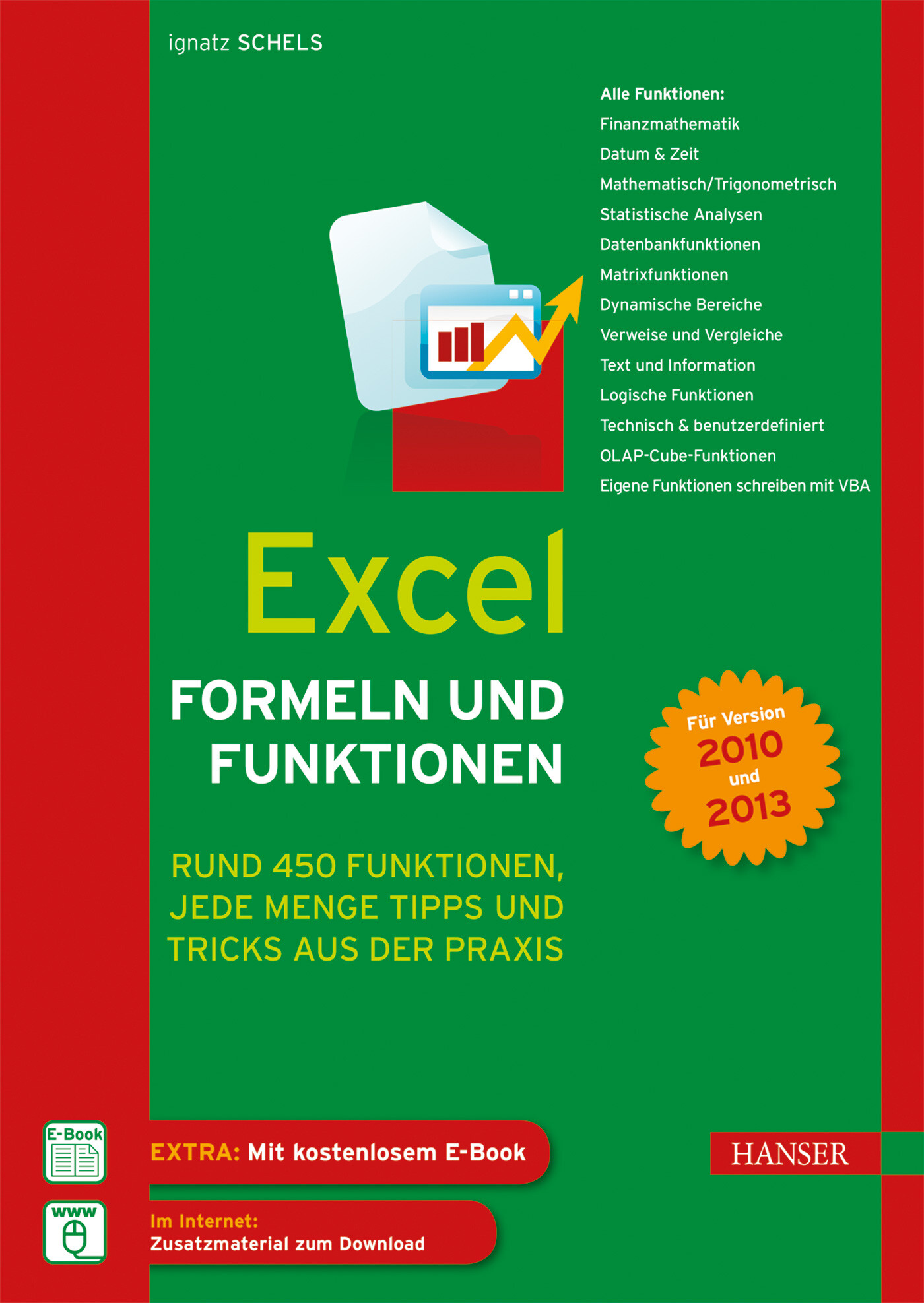 Excel Formeln und Funktionen mit E-Book