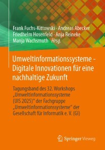 Produktbild für Umweltinformationssysteme - Digitale Innovationen für eine nachhaltige Zukunft