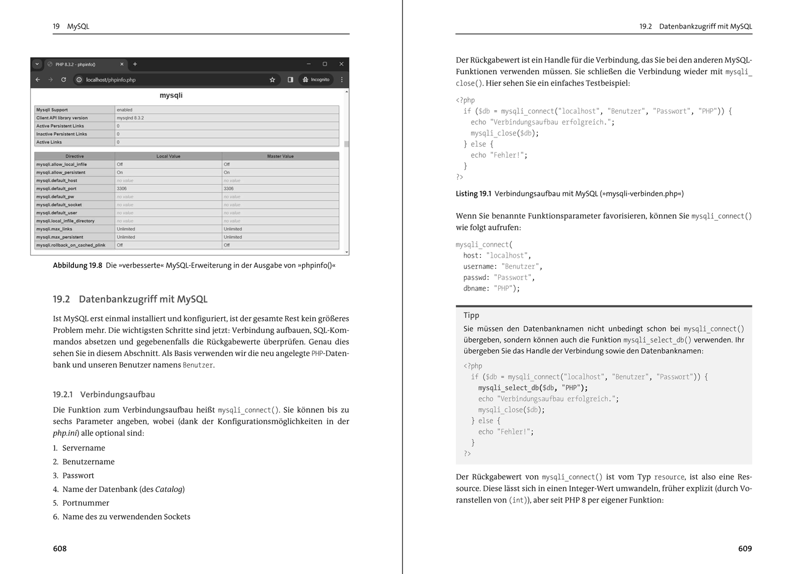 PHP 8 und MySQL - Das umfassende Handbuch (5. Auflage)