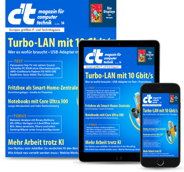 Produktbild für c't Kennenlern-Angebot Digital & Print