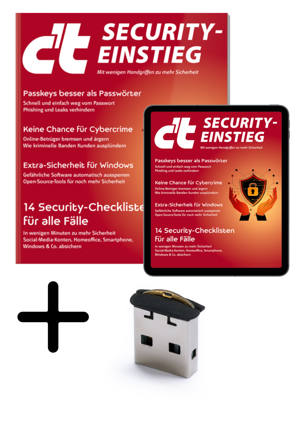 Superbundle c't Security-Einstieg 2024 (Heft + PDF + Passkey)