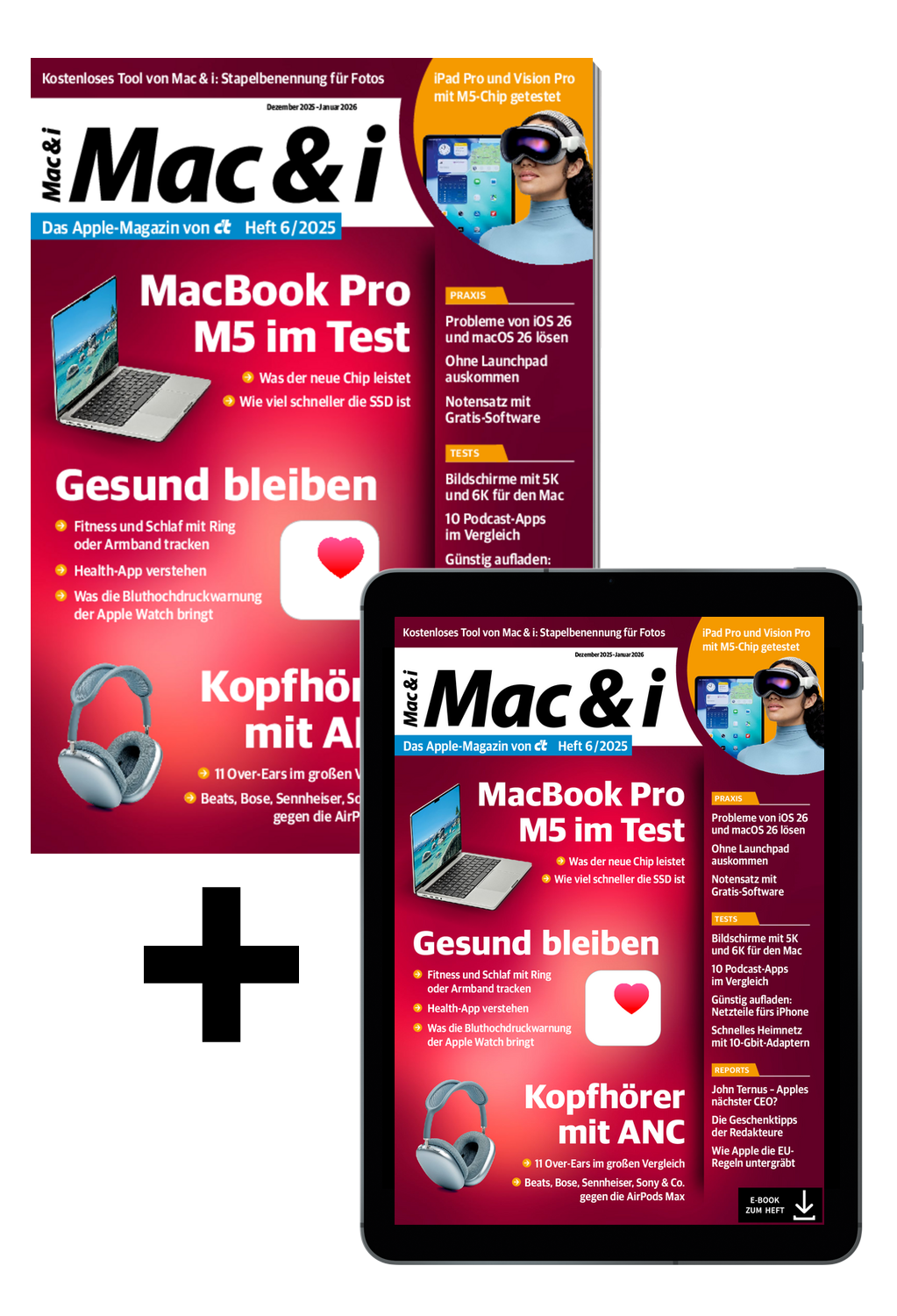 Produktbild für Bundle Mac & i 06/2025 (Heft + PDF)