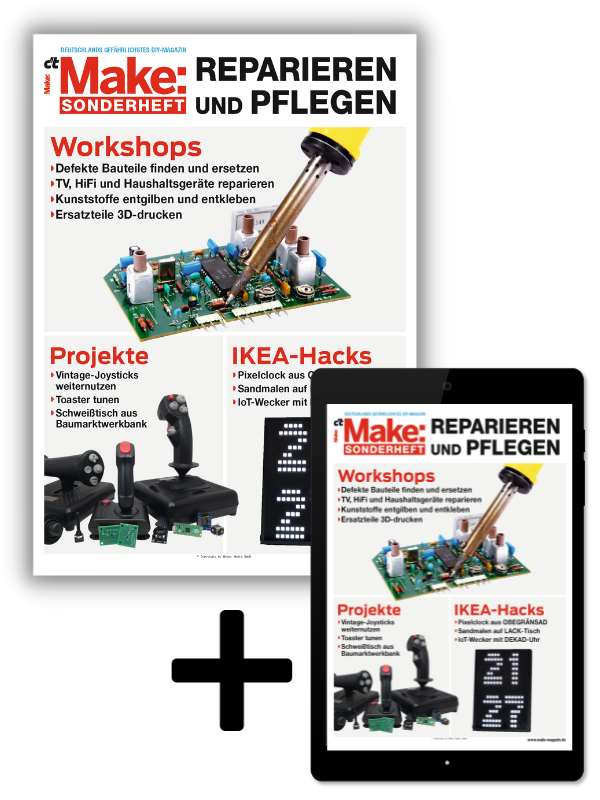 Bundle Make Sonderheft 2023 - Reparieren und pflegen (Heft + PDF)