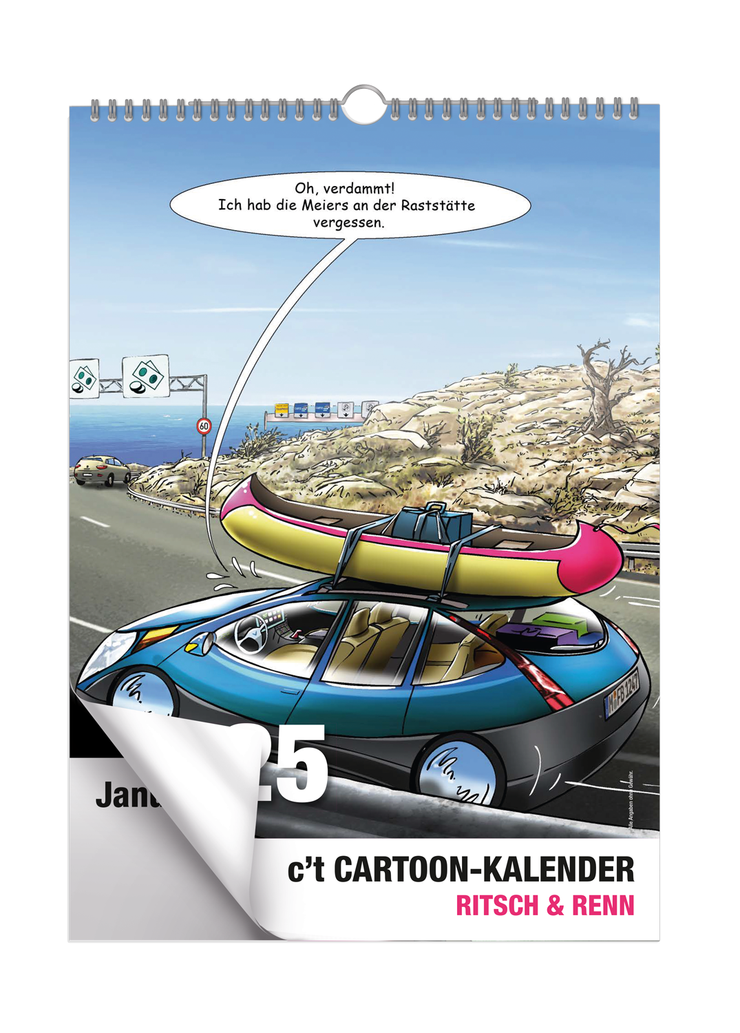 c't Schlagseitenkalender 2025