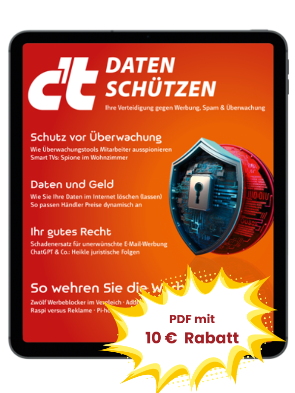 c't Daten schützen 2024 PDF zum Sonderpreis