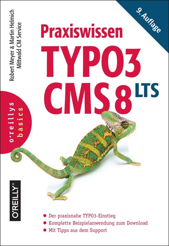 Praxiswissen TYPO3 CMS 8 LTS (9. Aufl.)