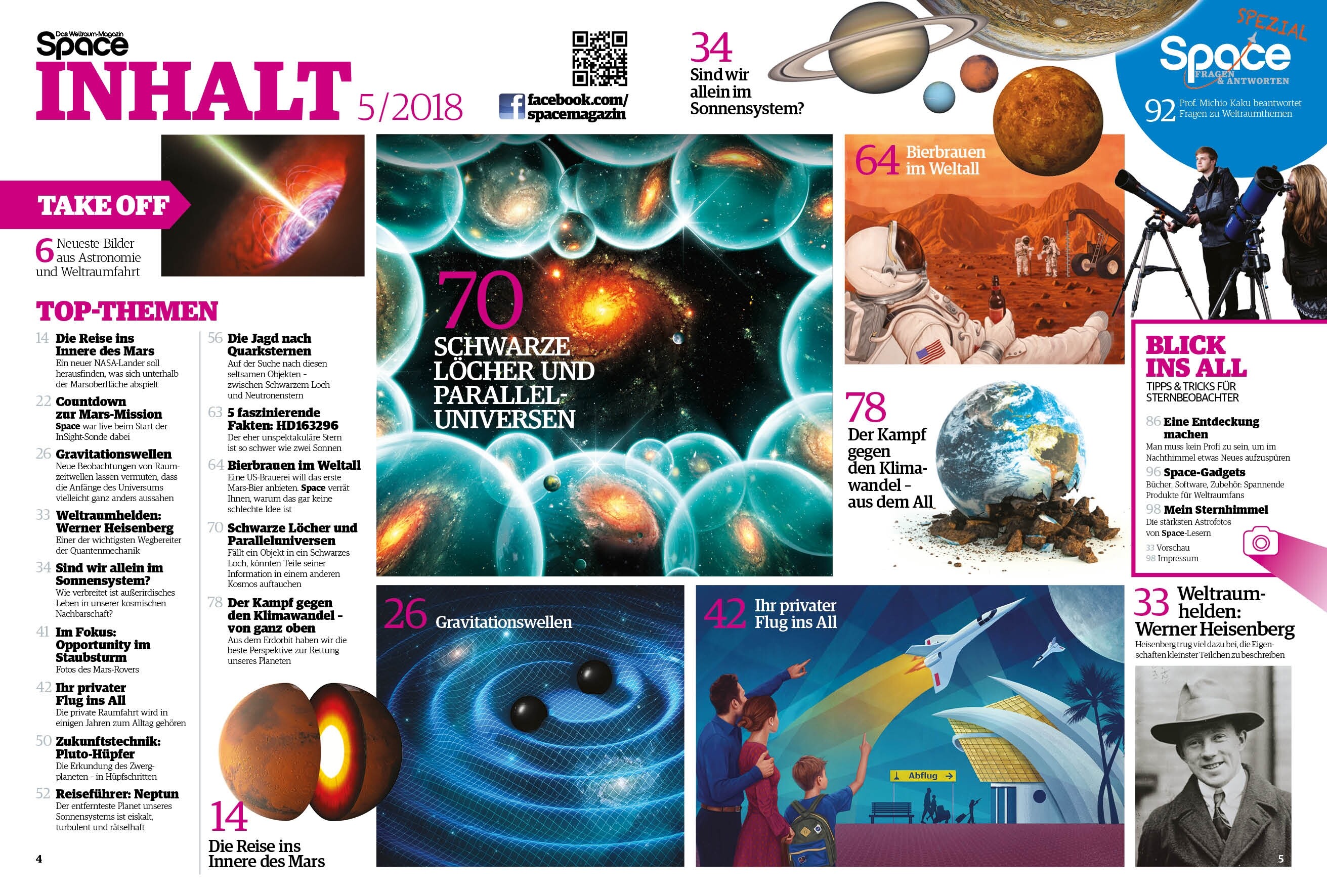 Space Weltraum Magazin 5/2018