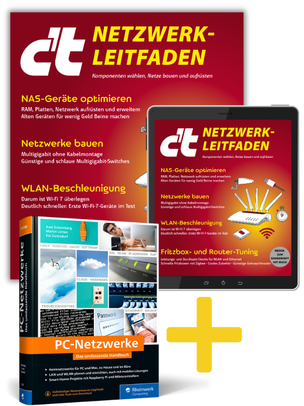 Superbundle c't Netzwerk-Leitfaden 2024 (Heft + PDF + Buch)