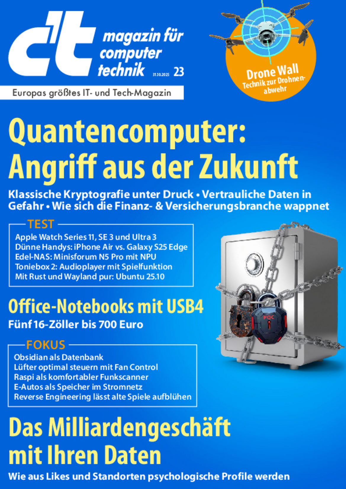 Produktbild für c't 23/2025