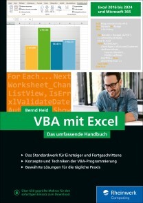 Produktbild für VBA mit Excel