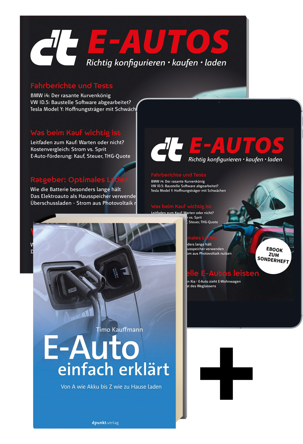 Superbundle c't E-Autos 2022/23 (Heft + PDF + Buch)