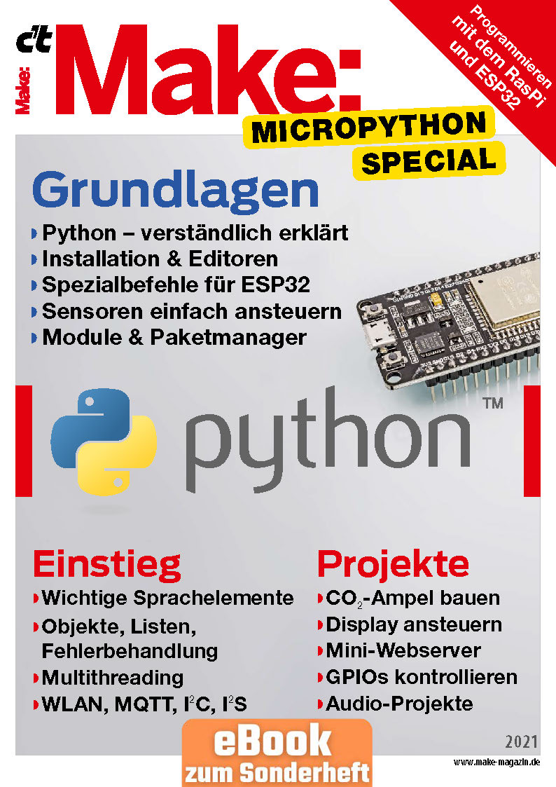 Make MicroPython Special (eBook zum Sonderheft)