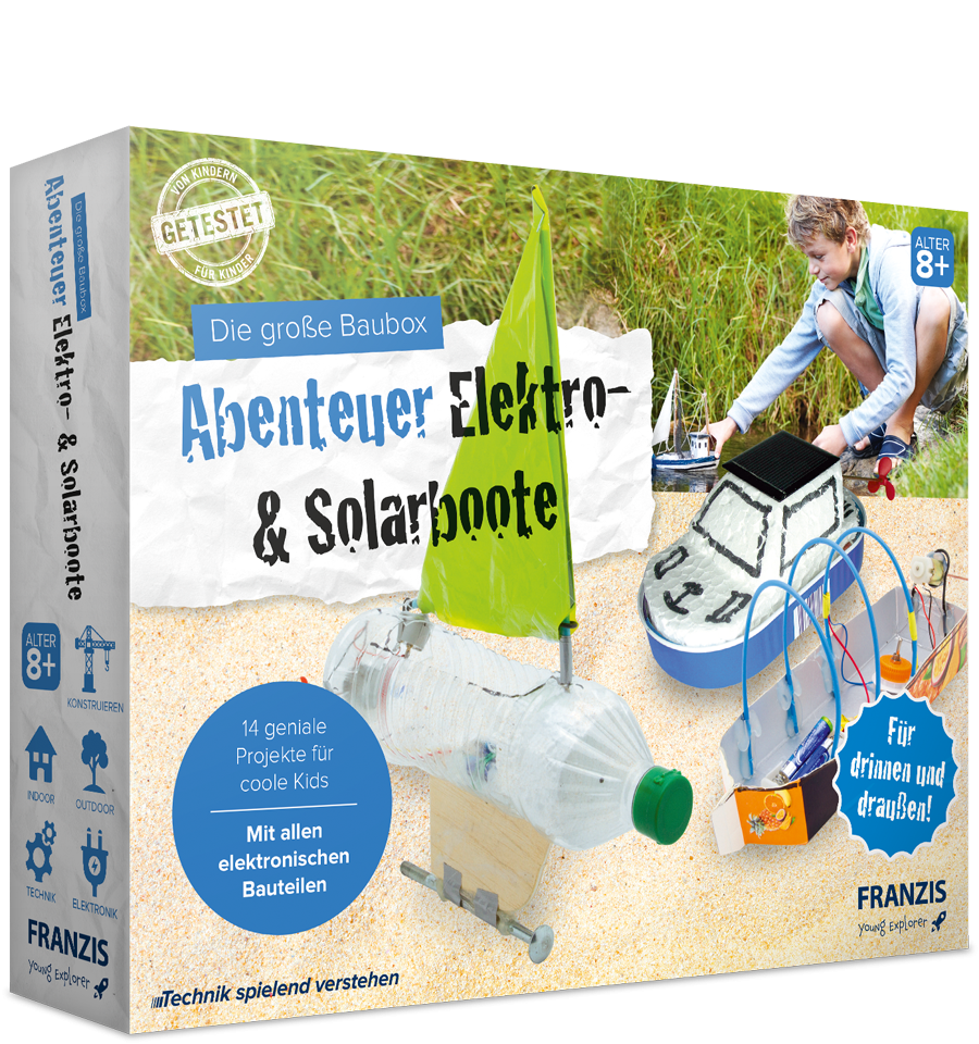 Franzis Baubox Abenteuer Elektro- & Solarboote