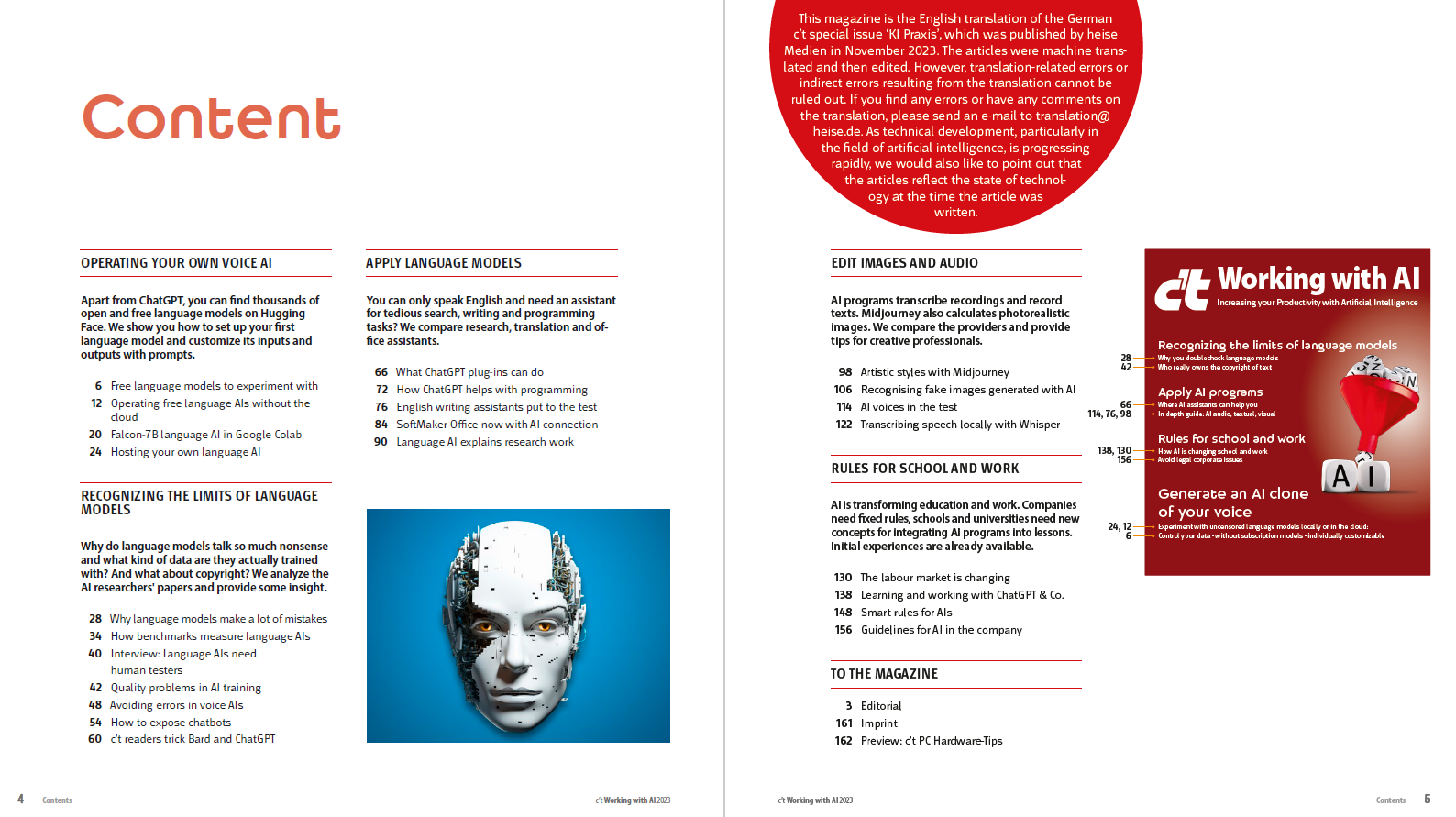 c't Working with AI (PDF-magazine, english)