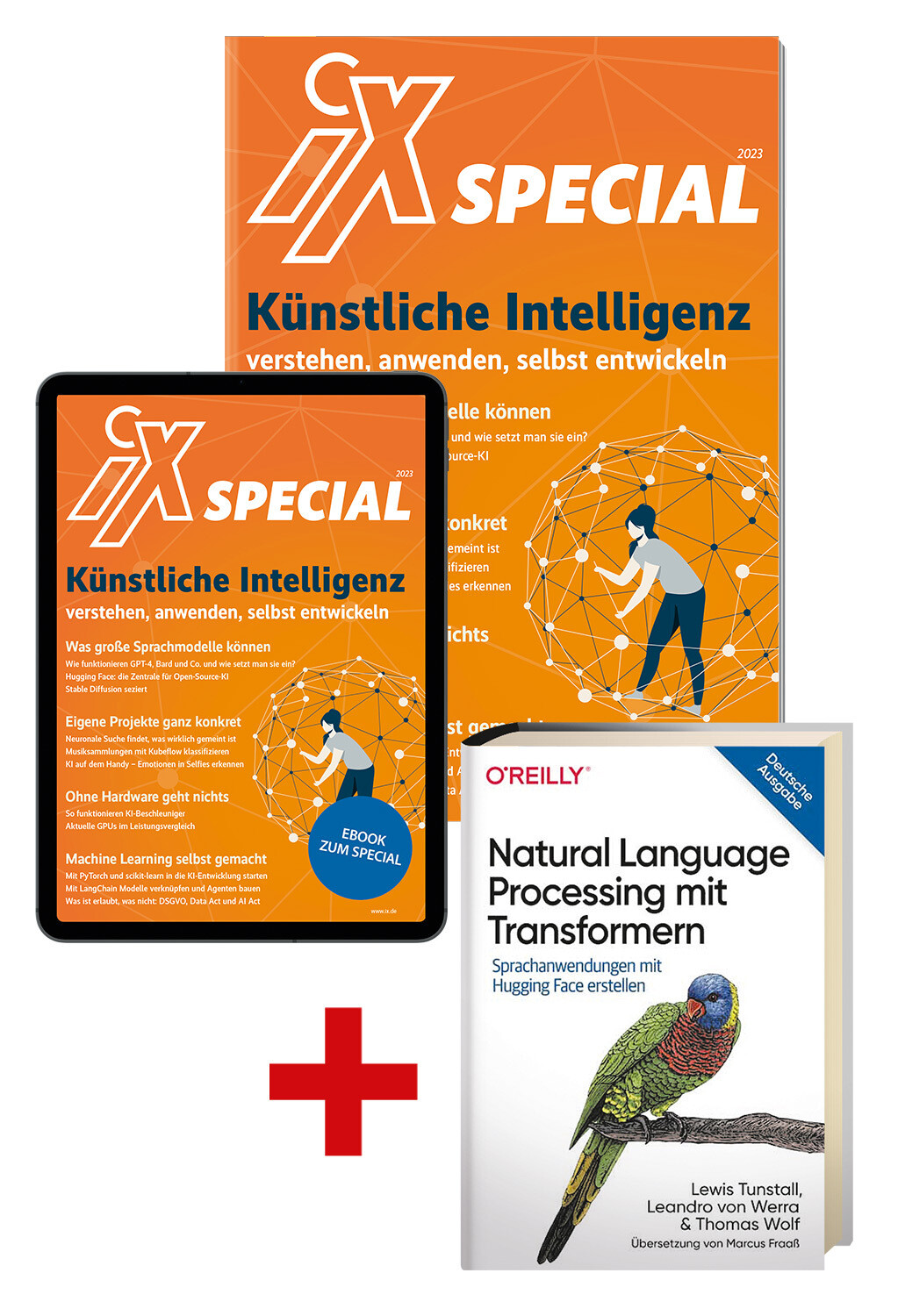 Superbundle iX Special Künstliche Intelligenz (Heft + PDF + Buch)