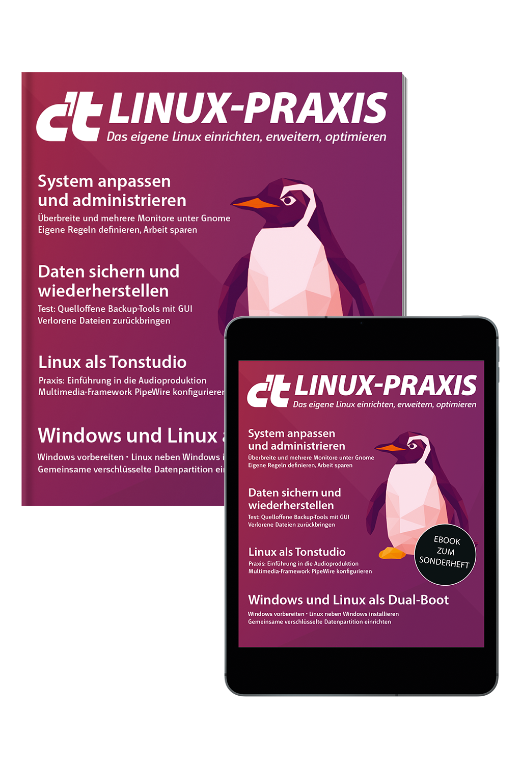 Bundle c't Linux-Praxis (Heft + PDF)