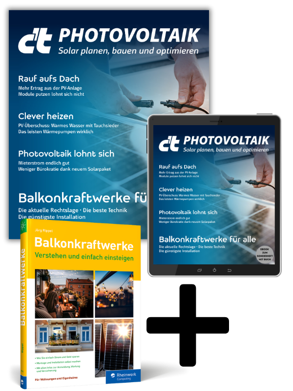 Superbundle c't Photovoltaik 2024 (Heft + PDF + Buch)