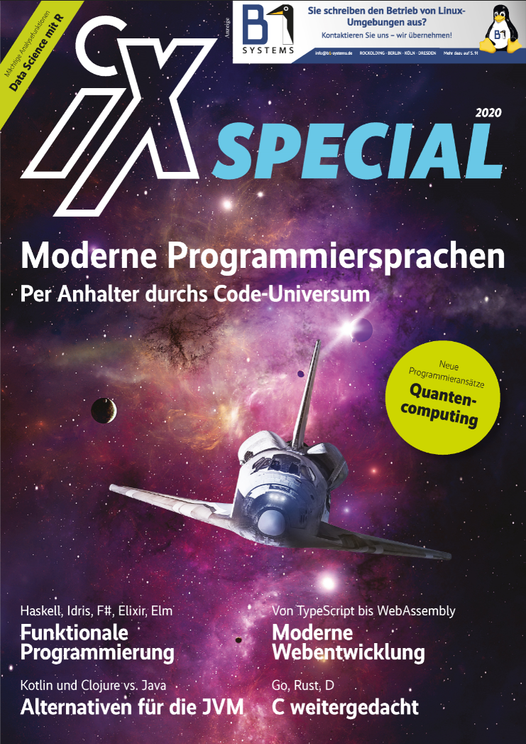 iX 13/2020 Special - Moderne Programmiersprachen