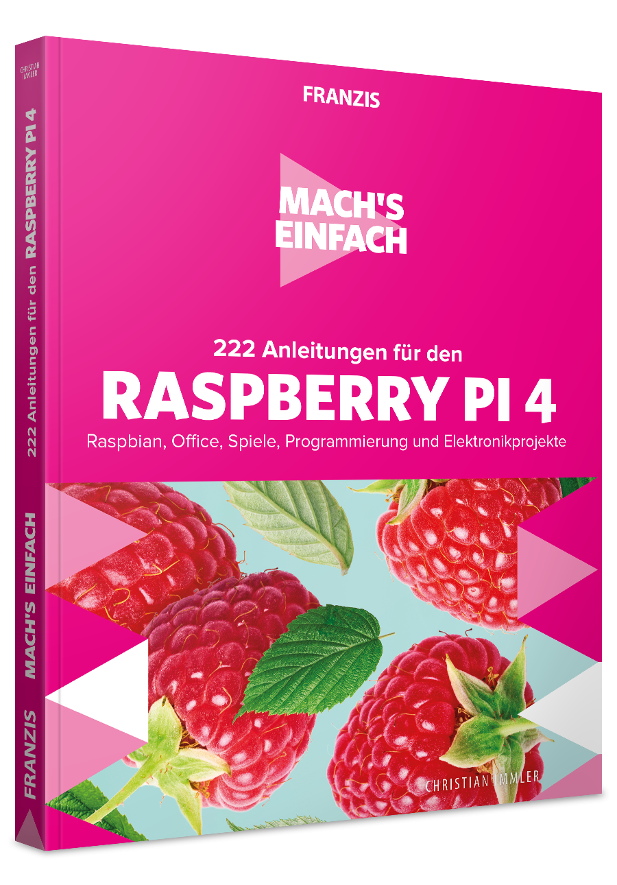 222 Anleitungen für den Raspberry Pi 4