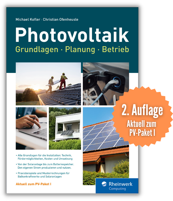 Photovoltaik - Grundlagen, Planung, Betrieb (2. Auflg.)