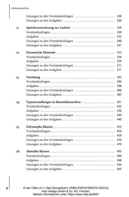C++ Das Übungsbuch (6. Auflage) 