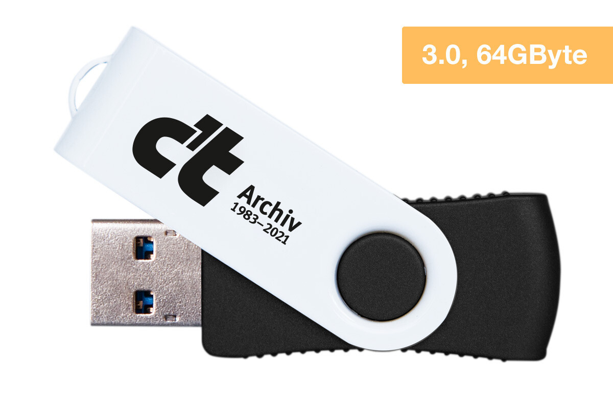 c't Gesamtarchiv-Stick 1983-2021 (64 GB)