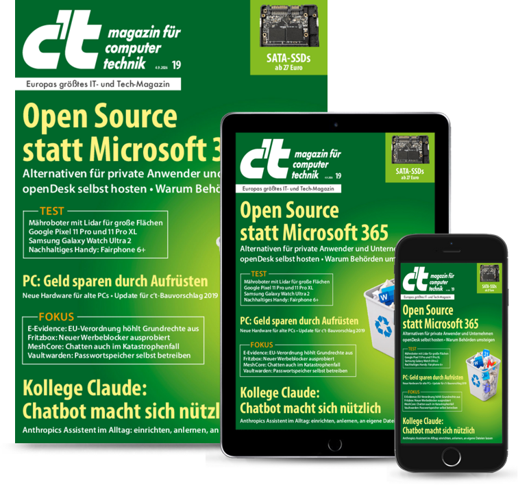 Produktbild für c't Miniabo Plus